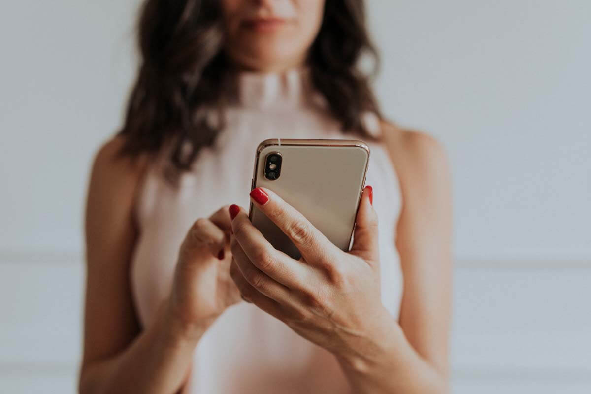 Woman Using A Phone